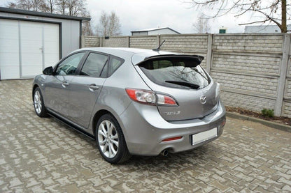 Spoiler CAP für MAZDA 3 MK2 SPORT (vor Facelift) schwarz matt