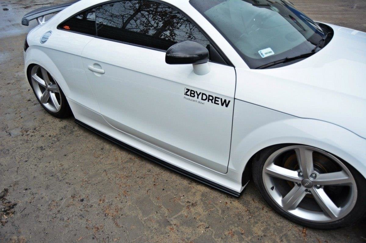 Seitenschweller Ansatz für Audi TT RS 8J schwarz Hochglanz