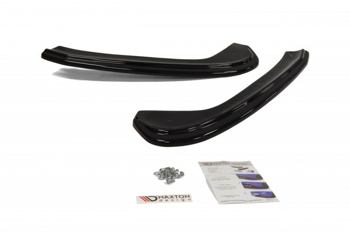 Heck Ansatz Flaps Diffusor für MASERATI GRANTURISMO 2007-2011 schwarz Hochglanz