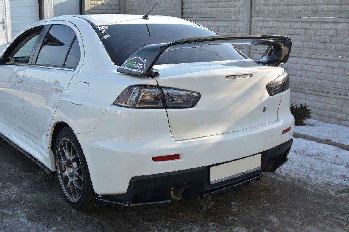 Spoiler CAP für Mitsubishi Lancer Evo X schwarz matt