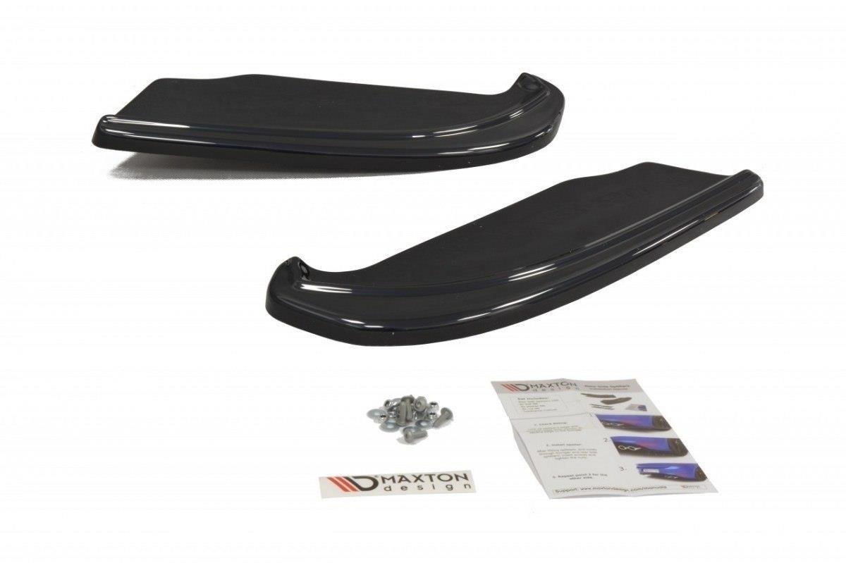 Heck Ansatz Flaps Diffusor für Subaru Impreza II WRX schwarz matt