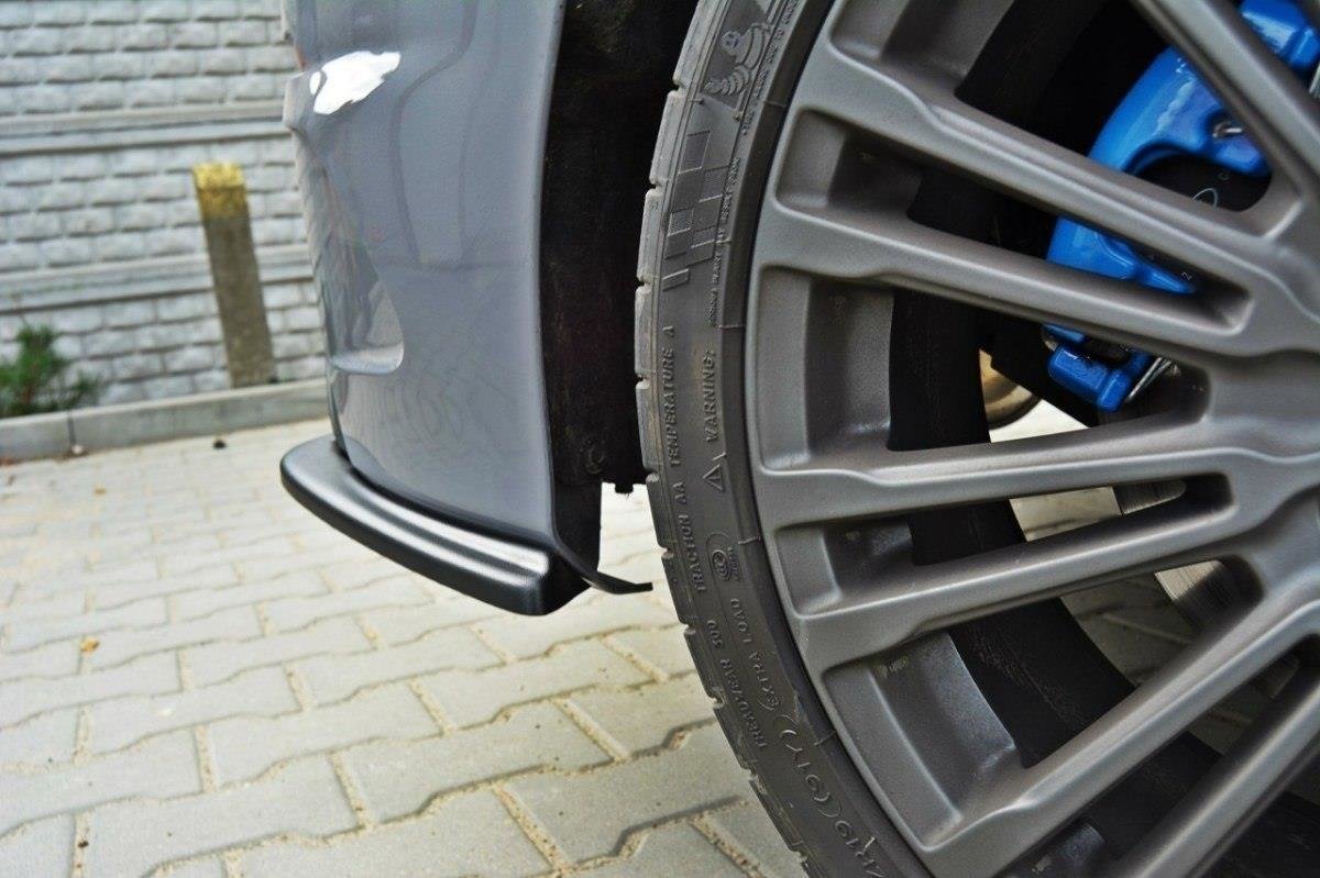 Heck Ansatz Flaps Diffusor für FORD FOCUS 3 RS schwarz matt