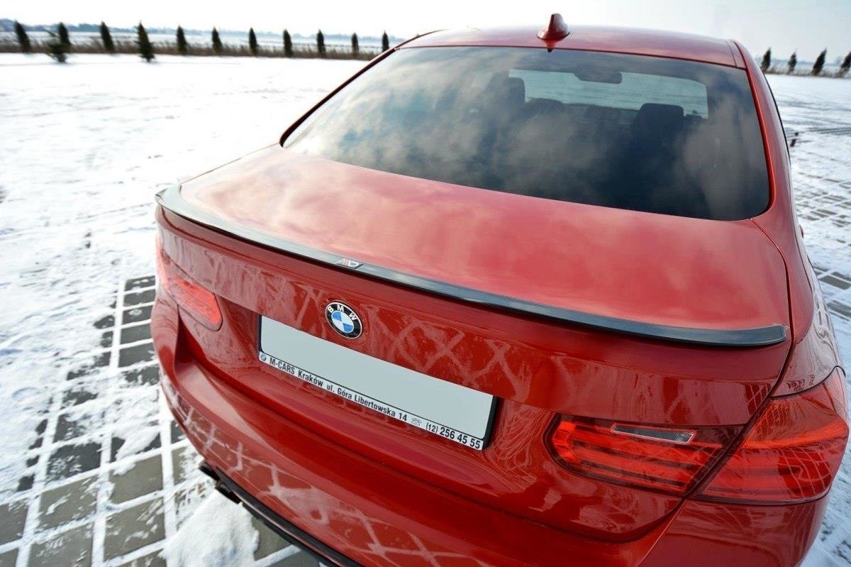 Spoiler CAP für BMW 3er F30 schwarz matt