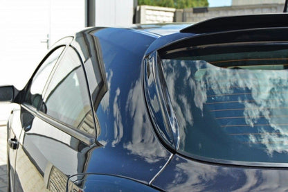HECK SEITE Spoiler CAP für OPEL ASTRA H (FOR OPC / VXR) schwarz Hochglanz
