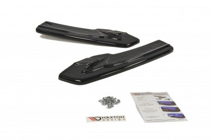 Heck Ansatz Flaps Diffusor für AUDI A5 S-LINE Facelift Carbon Look