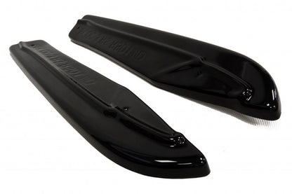 Heck Ansatz Flaps Diffusor für SKODA OCTAVIA III RS PREFACE/FACELIFT schwarz matt