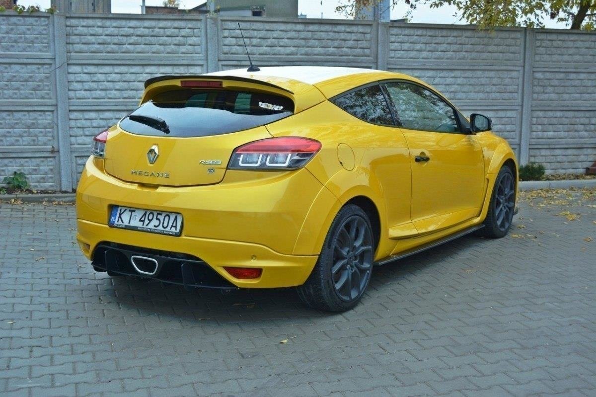 Diffusor Heck Ansatz für Heckschürze für RENAULT MEGANE MK3 RS