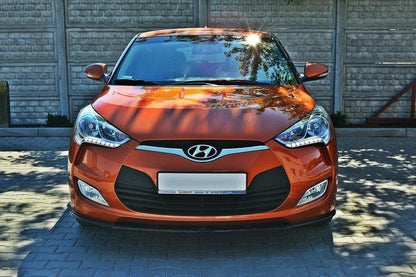 Front Ansatz für Hyundai Veloster schwarz matt