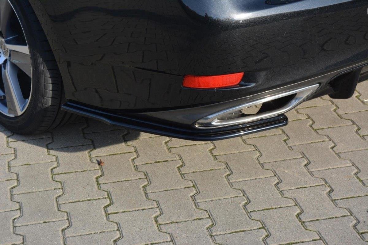 Heck Ansatz Flaps Diffusor für Lexus GS Mk4 Facelift T Carbon Look