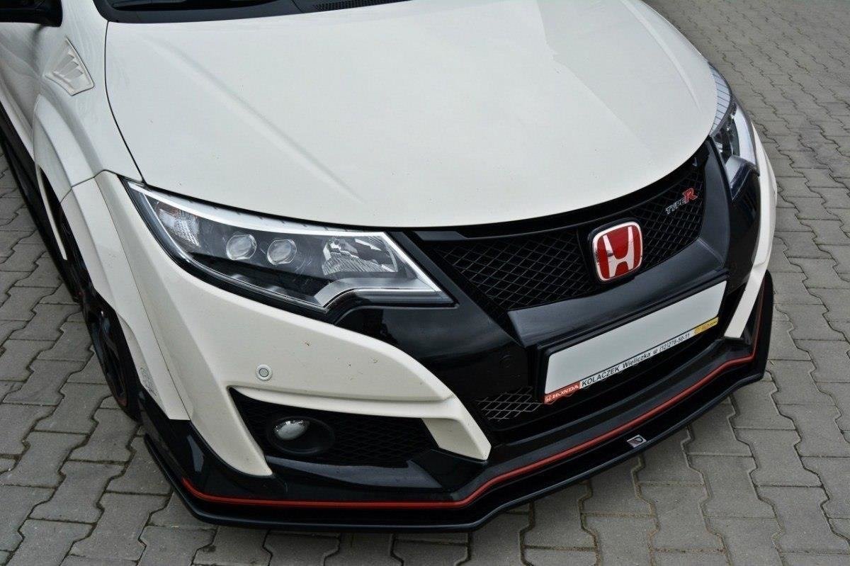 Front Ansatz für v.1 HONDA CIVIC IX TYPE R schwarz matt