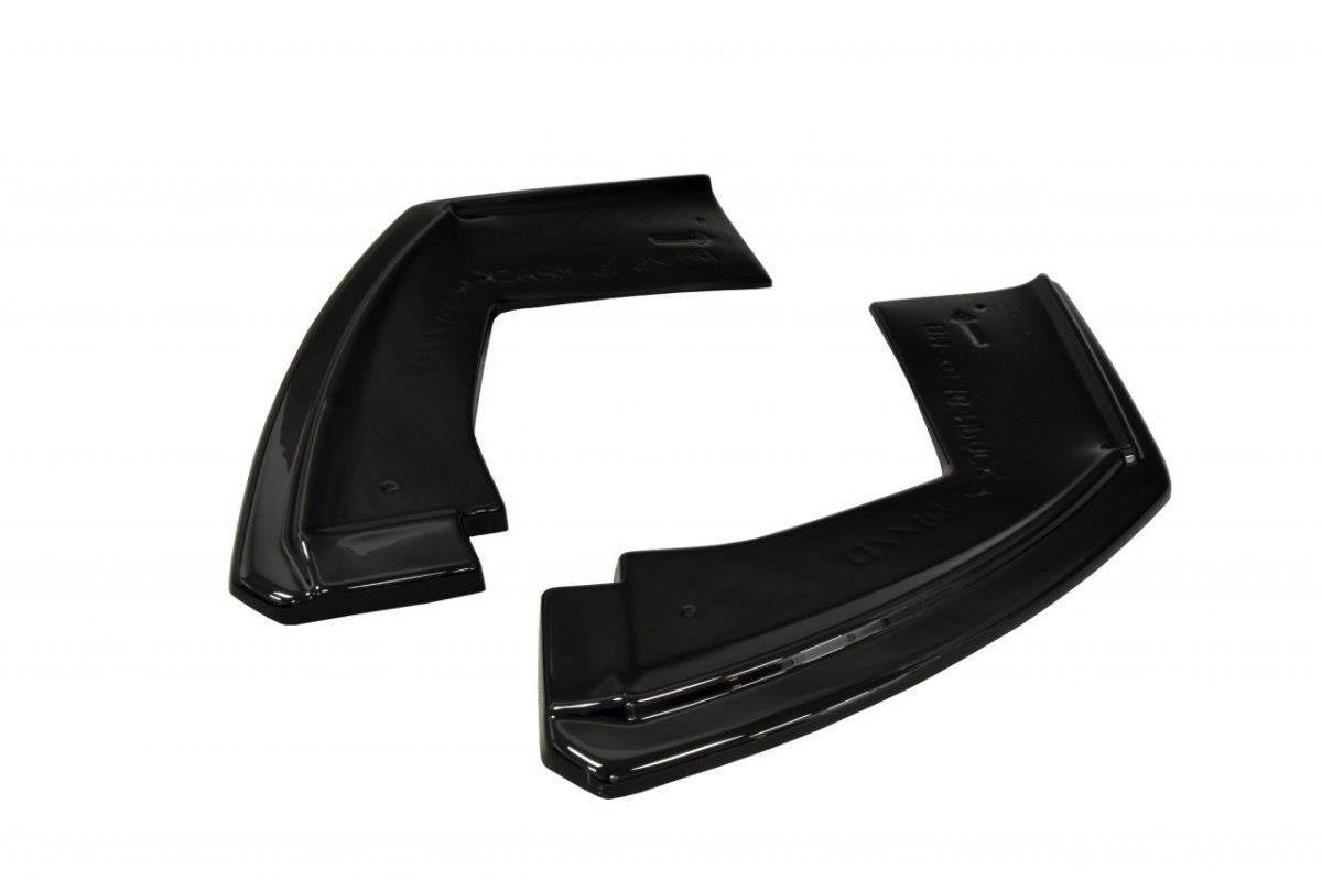 Heck Ansatz Flaps Diffusor für BMW X6 F16 M Paket schwarz Hochglanz