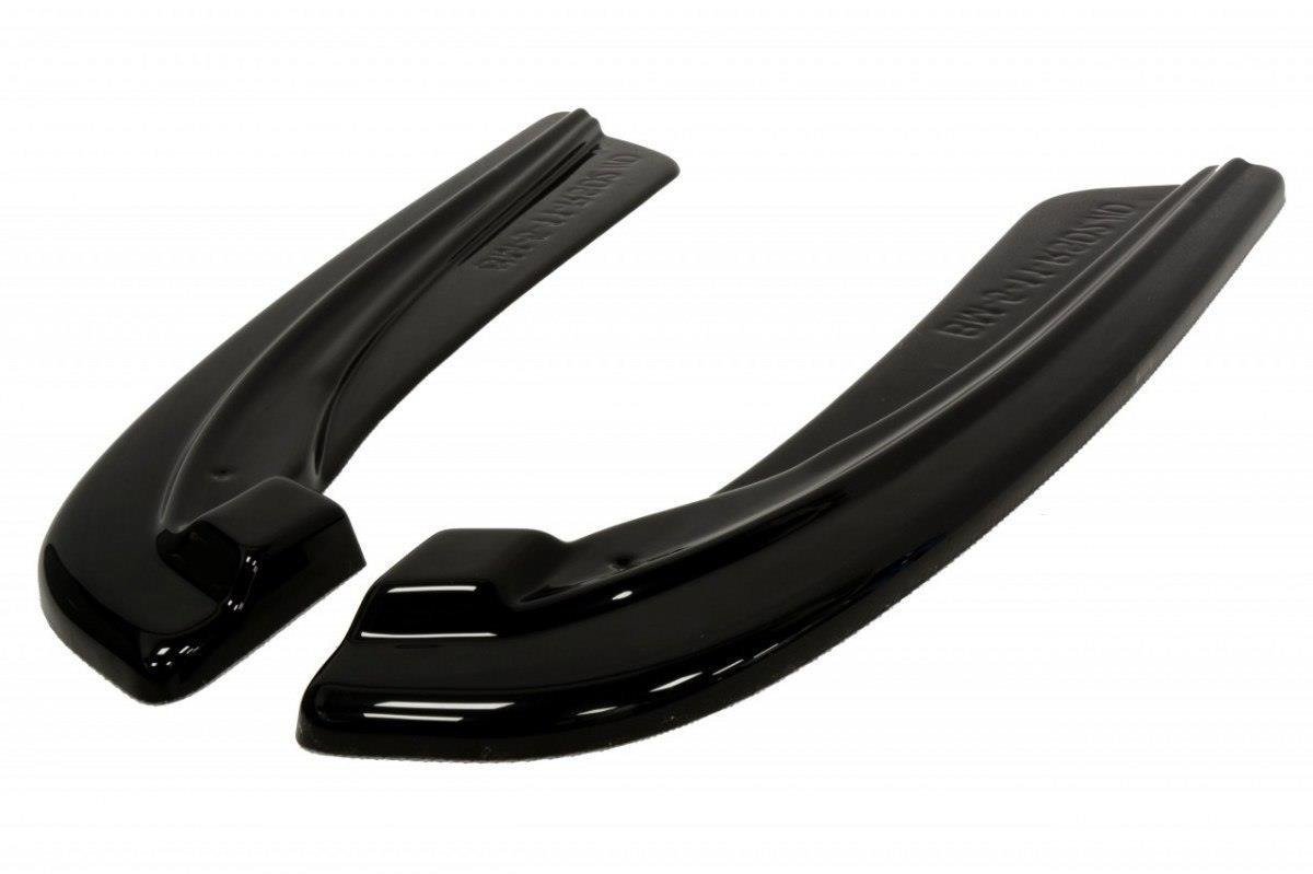 Heck Ansatz Flaps Diffusor für BMW 5er F11 M Paket (mit zwei Doppel Endstücken) schwarz matt