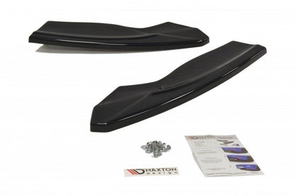 Heck Ansatz Flaps Diffusor für v.2 FORD FOCUS II ST Facelift schwarz matt