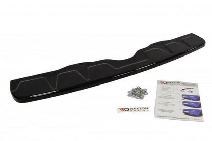 Mittlerer Diffusor Heck Ansatz für SUBARU WRX STI schwarz Hochglanz