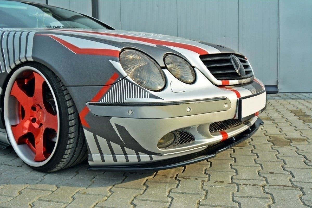 Front Ansatz für MERCEDES CL-KLASSE C215 schwarz Hochglanz