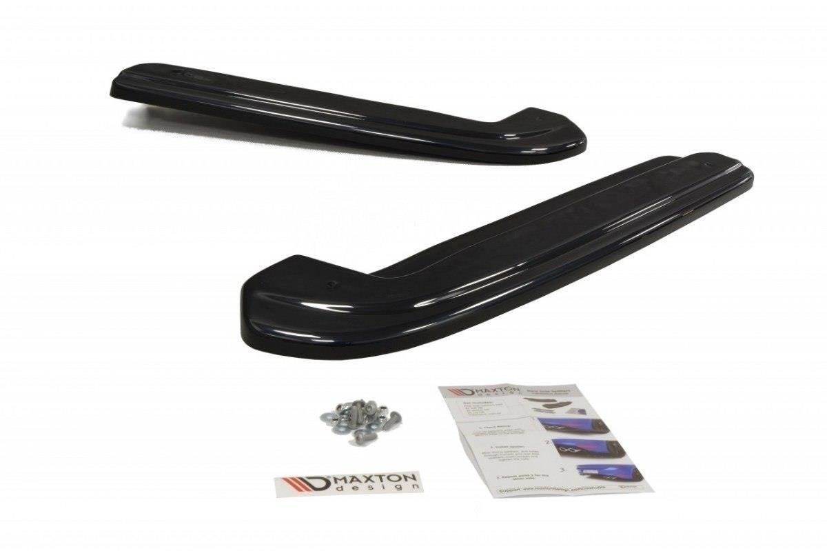 Heck Ansatz Flaps Diffusor für HONDA ACCORD VII TYPE-S schwarz matt