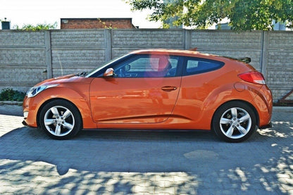 Dokładki Progów Hyundai Veloster Carbon Look