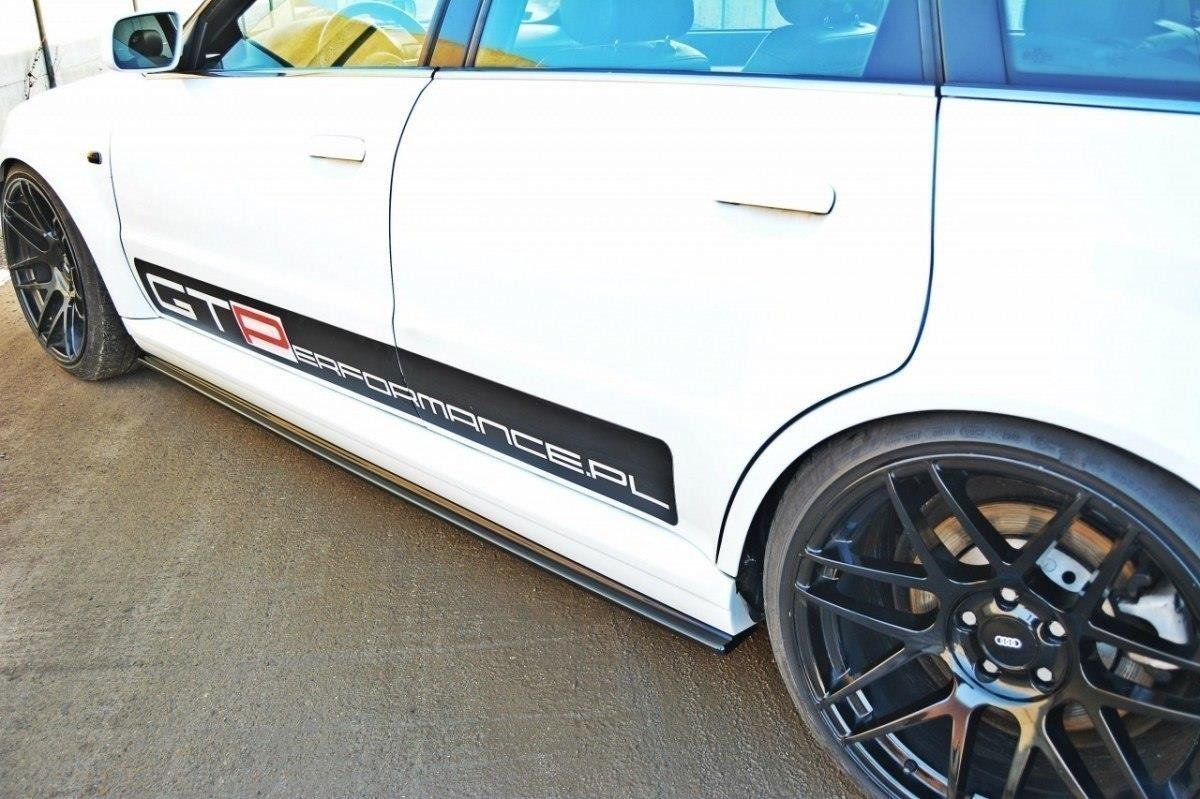 Seitenschweller Ansatz für AUDI RS4 B5 Carbon Look