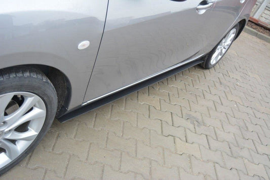 Racing Seitenschweller Ansatz MAZDA 3 MK2 SPORT (vor Facelift)