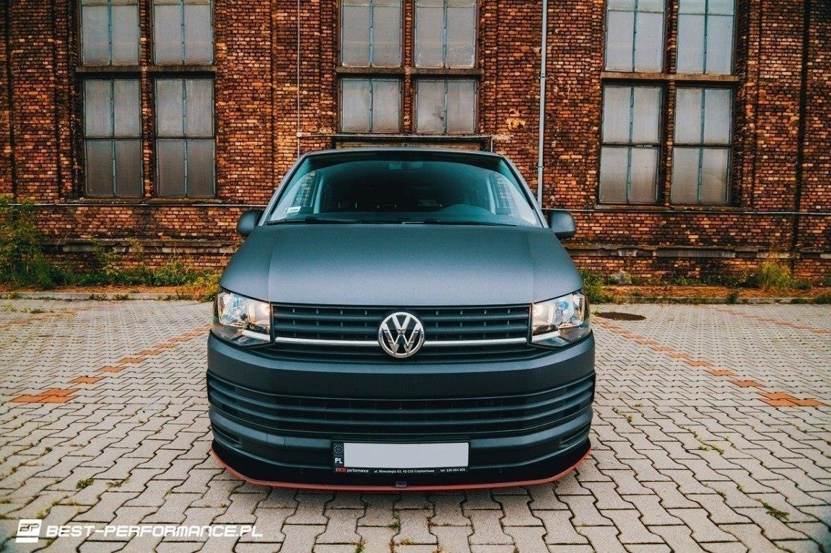 VOLKSWAGEN T6 Front Ansatz für v.1 schwarz matt