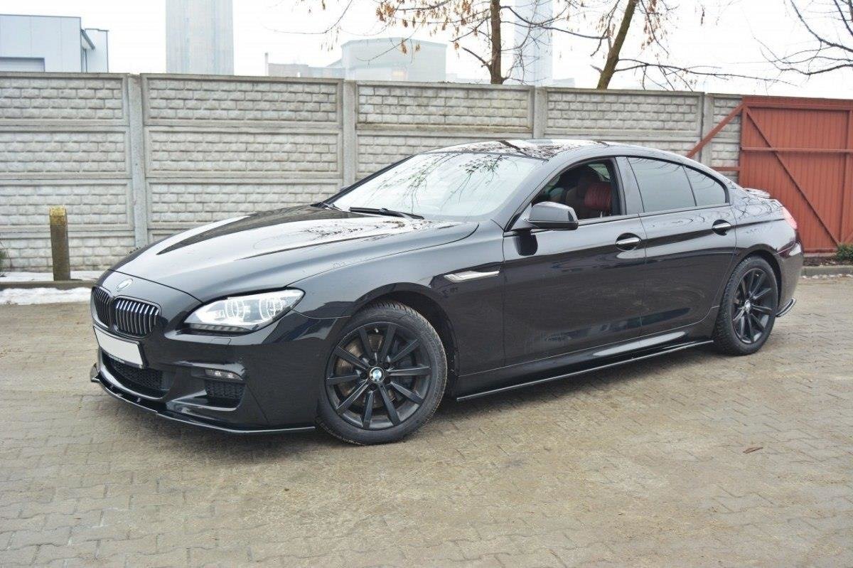Seitenschweller Ansatz für BMW 6er Gran Coupé M Paket schwarz Hochglanz