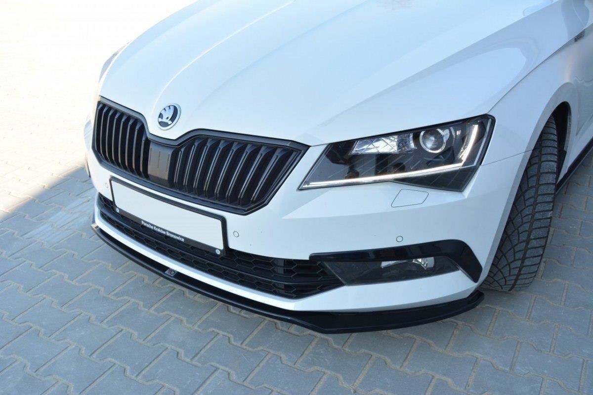 Front Ansatz für v.2 SKODA SUPERB III schwarz matt
