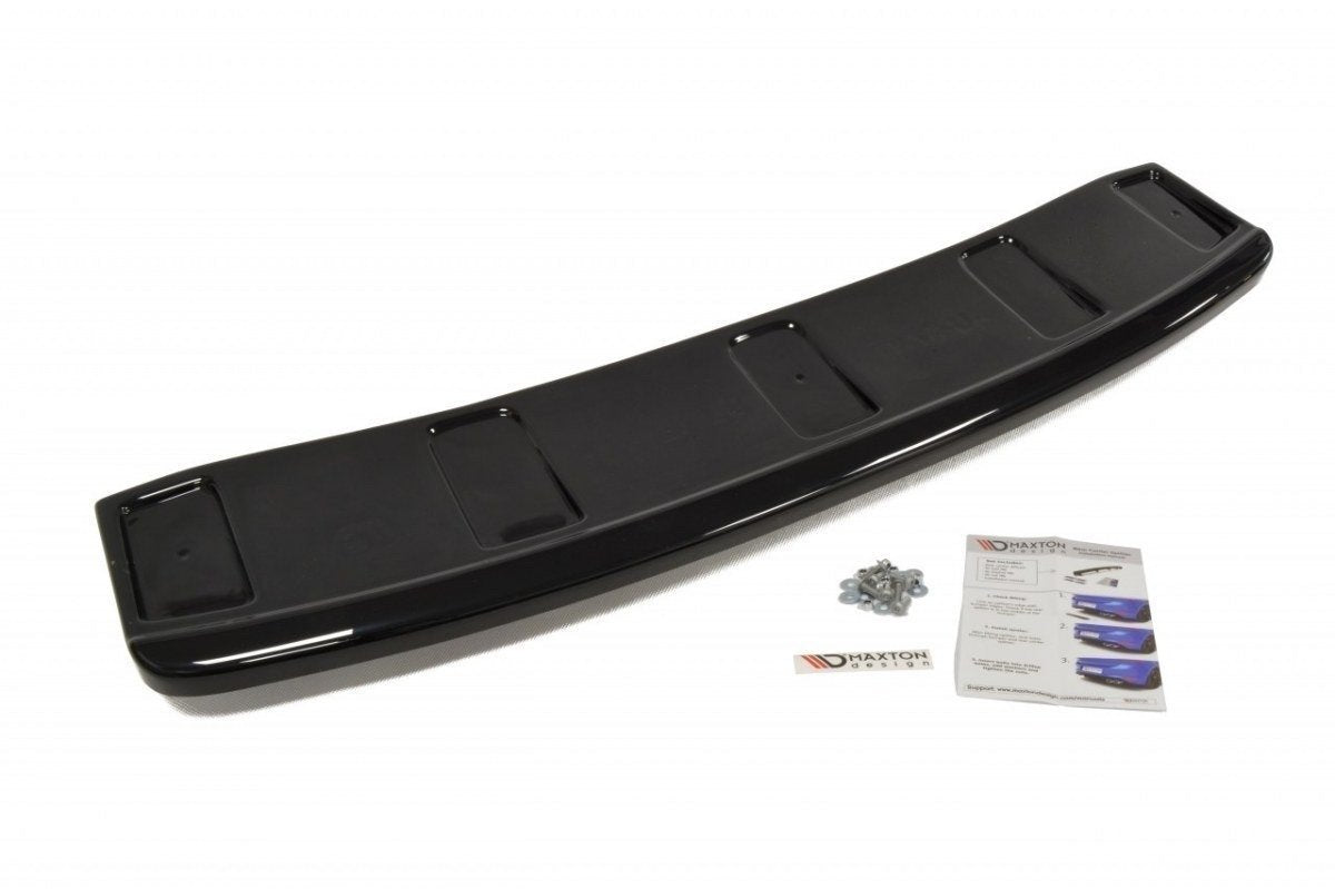 Mittlerer Diffusor Heck Ansatz für Audi A7 S-Line C7 FL im DTM LOOK schwarz matt