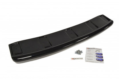 Mittlerer Diffusor Heck Ansatz für Audi A7 S-Line C7 FL im DTM LOOK schwarz matt