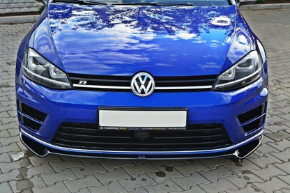 Front Ansatz V.2 für VW Golf 7 R / R-Line Carbon Look