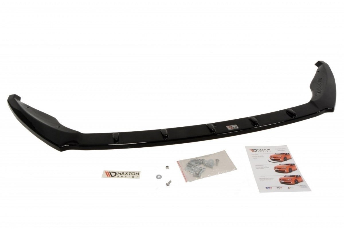 Front Ansatz V.1 für Skoda Octavia RS Mk3 schwarz Hochglanz
