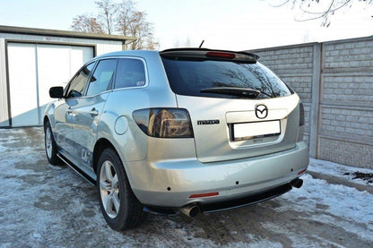 Heck Ansatz Flaps Diffusor für MAZDA CX-7 Carbon Look