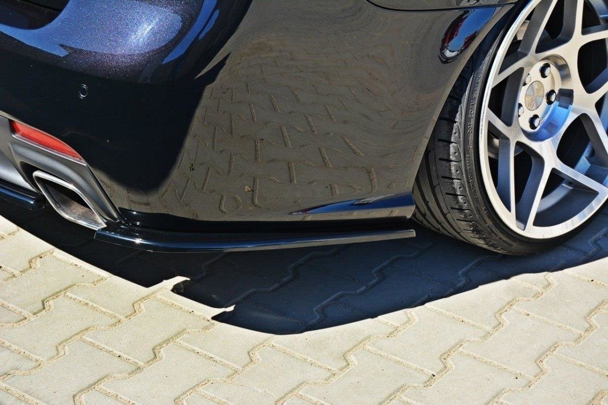 Heck Ansatz Flaps Diffusor für SAAB 9-3 TURBO X Carbon Look
