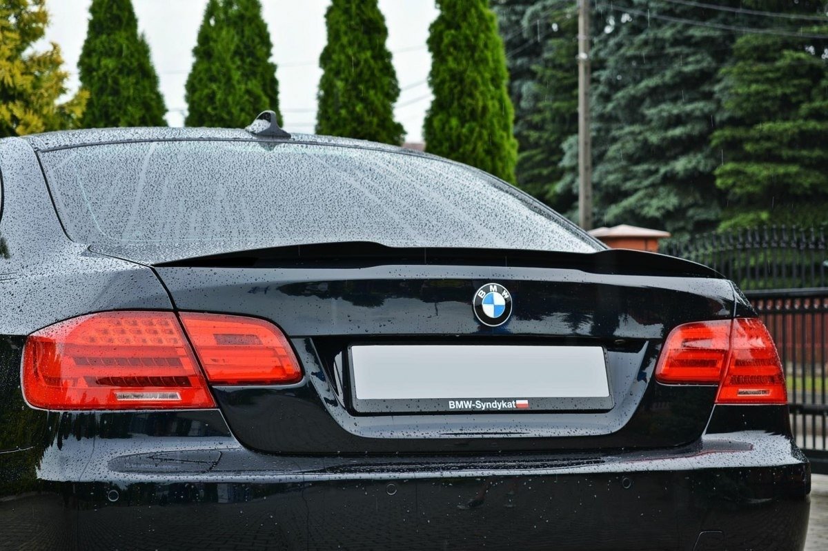 Spoiler CAP für BMW 3er E92 M Paket schwarz matt