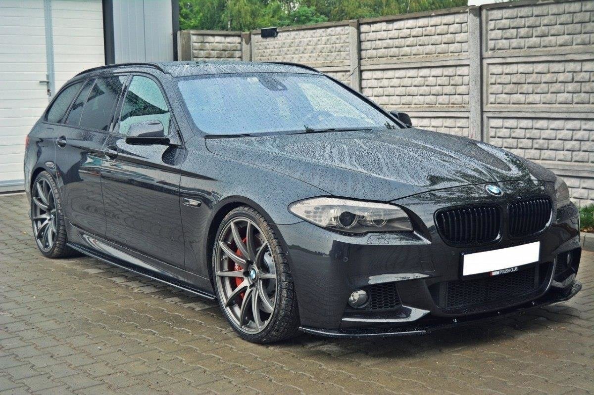 Seitenschweller Ansatz für BMW 5er F10/ F11 M-POWER/ M Paket schwarz Hochglanz
