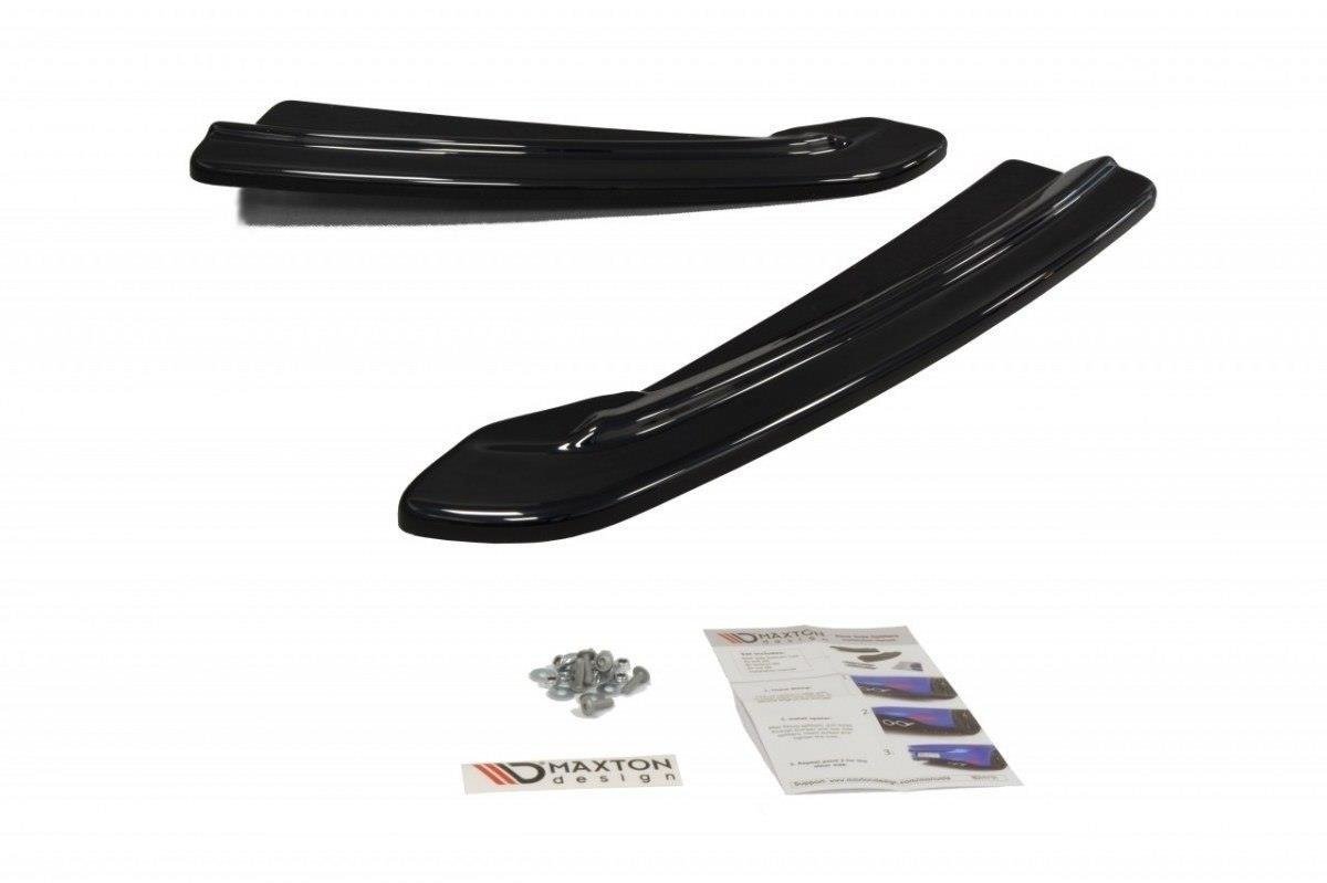 Heck Ansatz Flaps Diffusor für Skoda Superb Mk3 Hatchback / Kombi schwarz Hochglanz