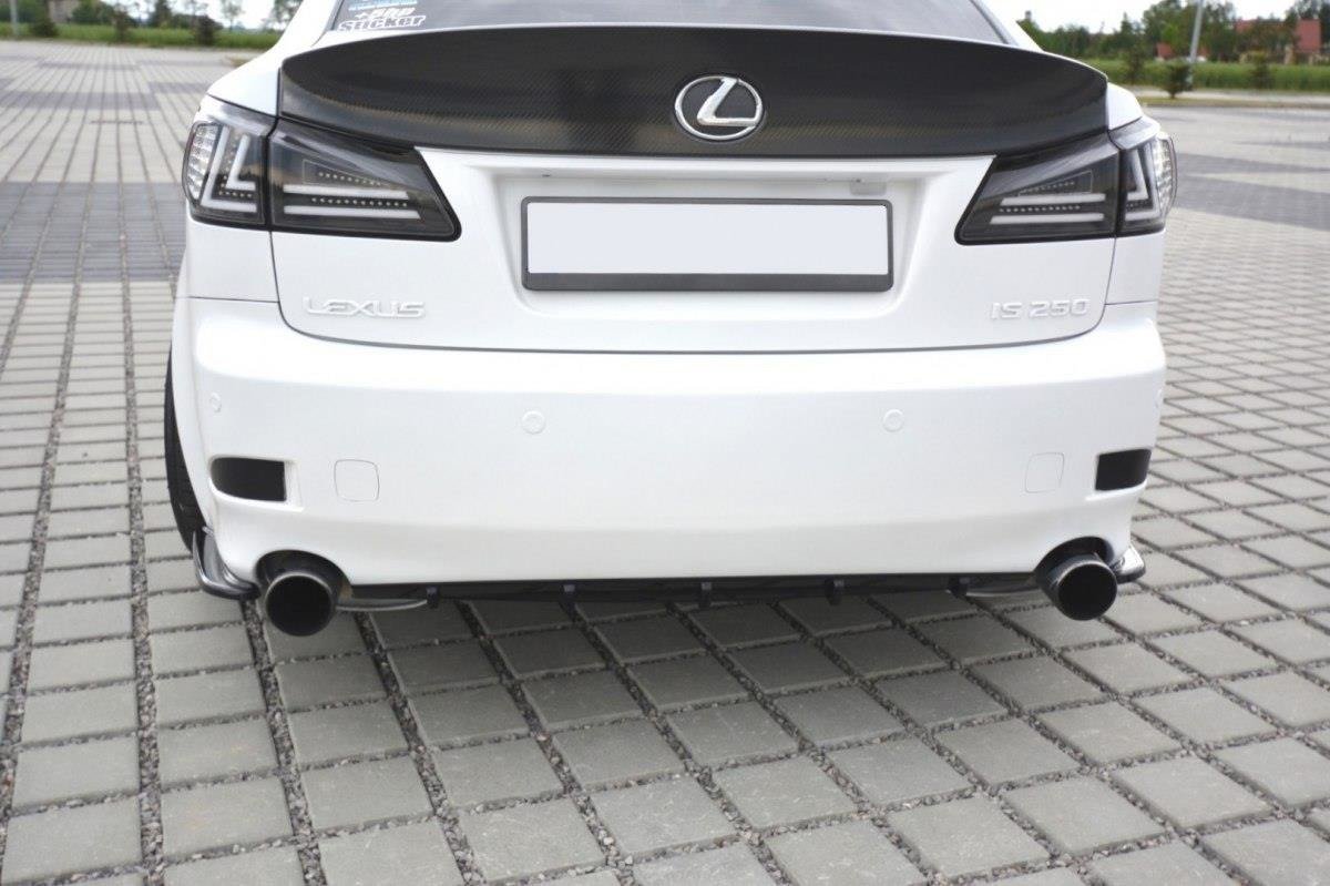 Diffusor Heck Ansatz für Lexus IS Mk2 schwarz matt