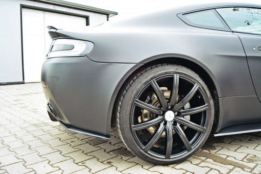 Heck Ansatz Flaps Diffusor für ASTON MARTIN V8 VANTAGE Carbon Look