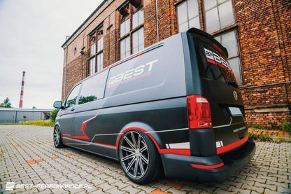 Spoiler CAP für VOLKSWAGEN T6 schwarz matt