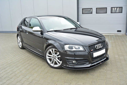Front Ansatz V.2 für Audi S3 8P FL schwarz Hochglanz