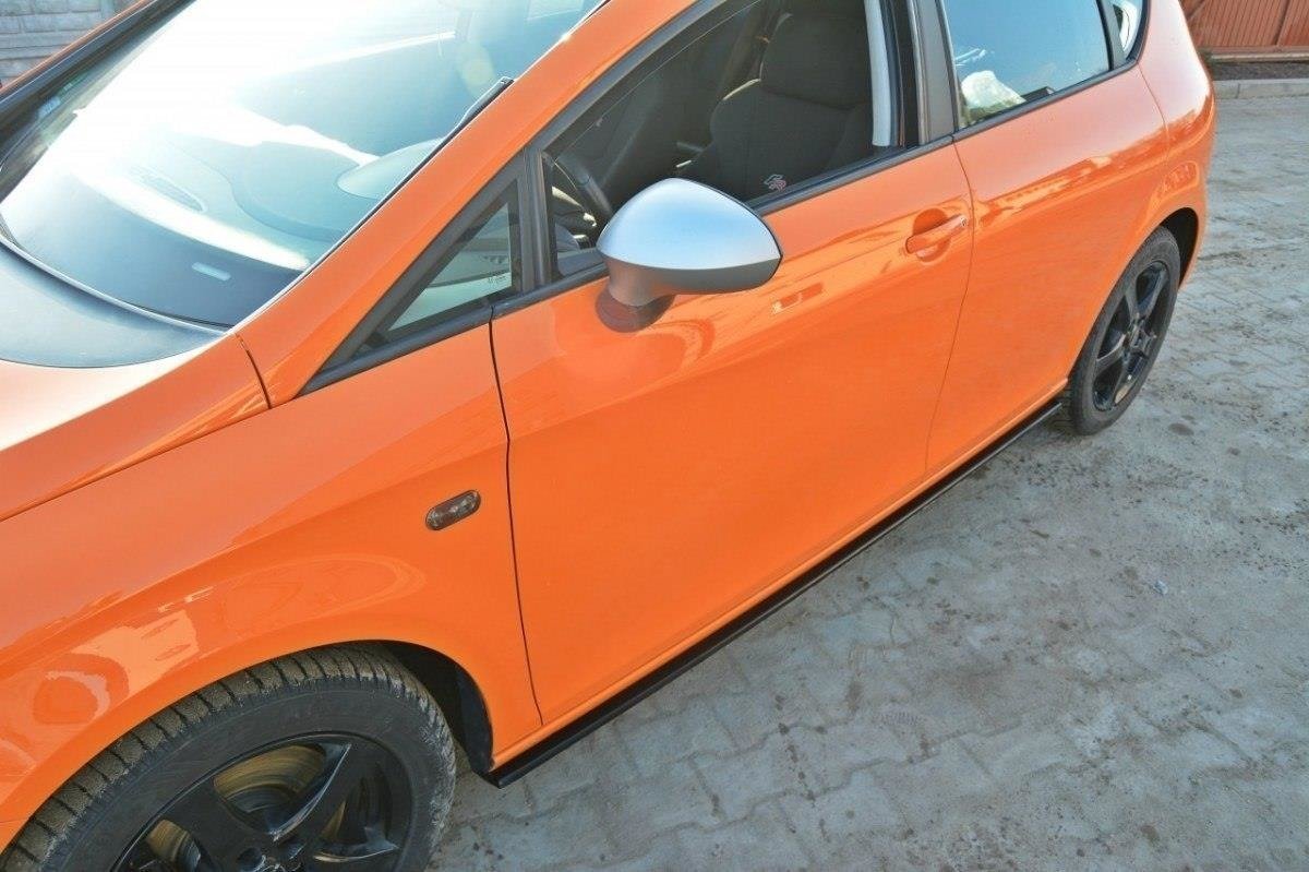 Seitenschweller Ansatz für SEAT LEON MK2 CUPRA / FR  Carbon Look