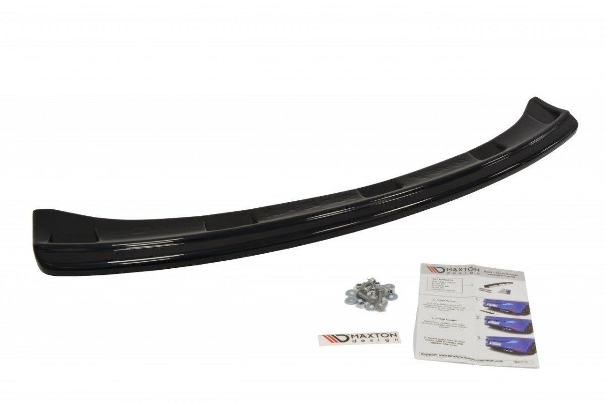 Mittlerer Diffusor Heck Ansatz für AUDI A5 S-LINE Facelift  schwarz Hochglanz