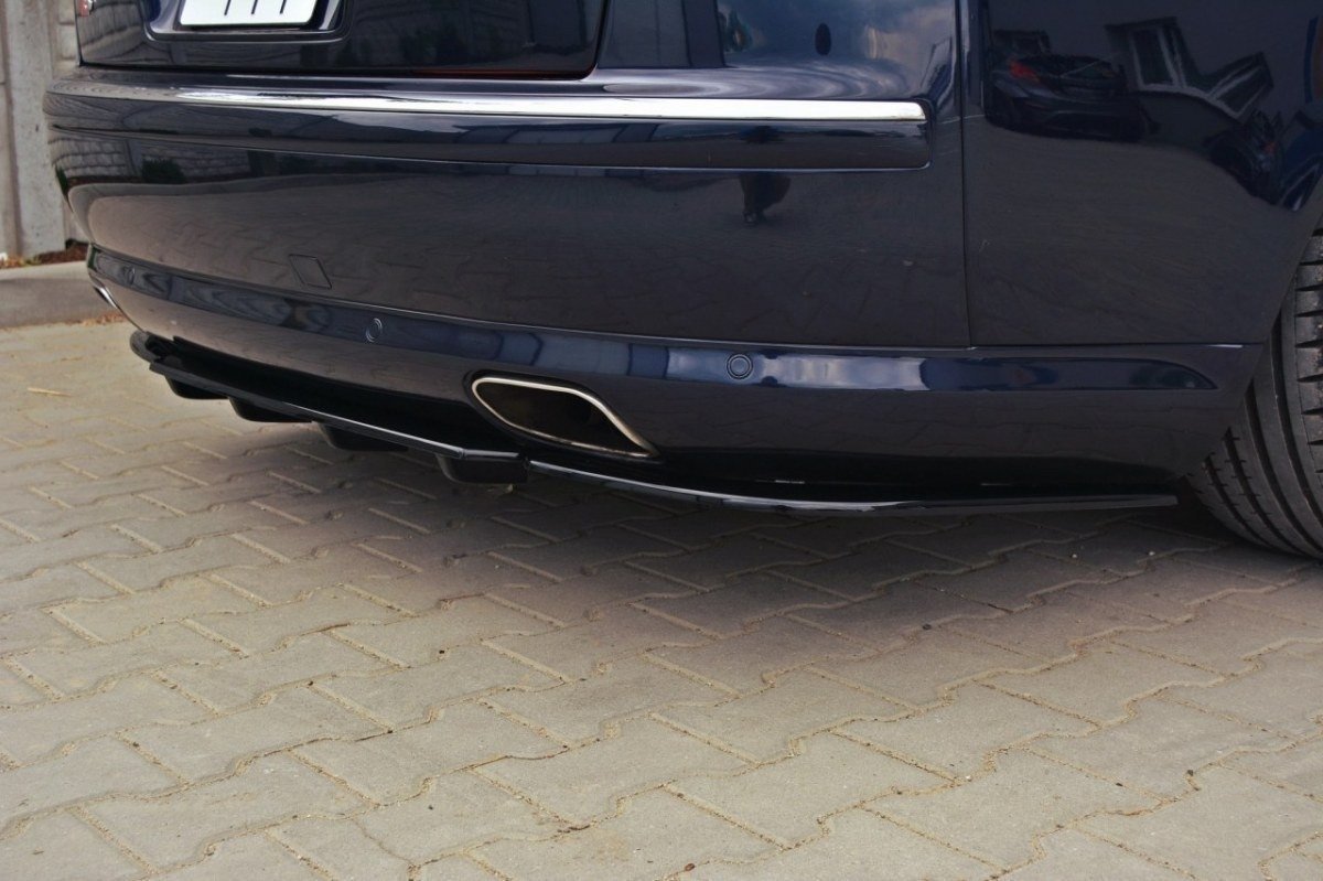 Mittlerer Diffusor Heck Ansatz für AUDI S8 D3 DTM LOOK schwarz matt