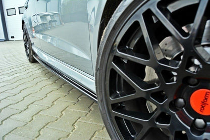 Seitenschweller Ansatz für Audi RS3 8V Sportback Carbon Look