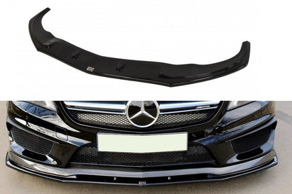 Front Ansatz für v.2 MERCEDES CLA 45 AMG C117 (vor Facelift) Carbon Look