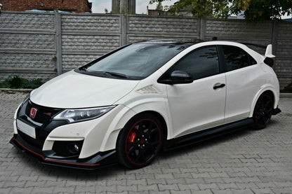Front Ansatz für v.1 HONDA CIVIC IX TYPE R Carbon Look