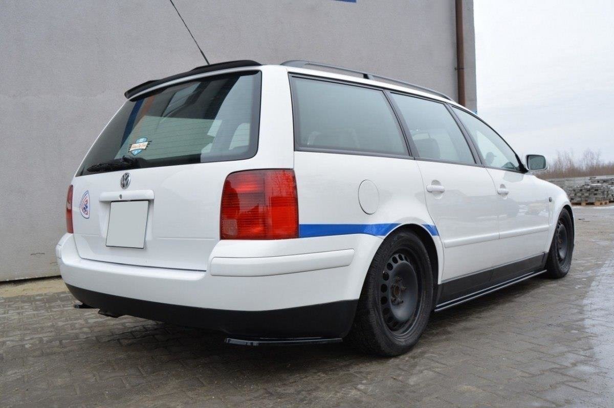 Seitenschweller Ansatz für VW PASSAT B5 schwarz matt