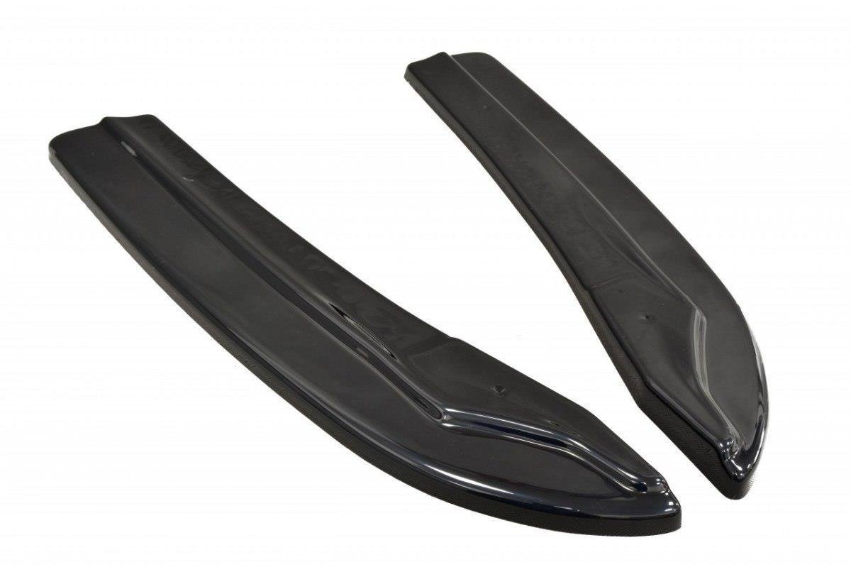 Heck Ansatz Flaps Diffusor für Mercedes C W204 63 AMG/AMG-Line Carbon Look
