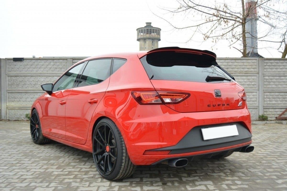 Spoiler CAP für SEAT LEON III CUPRA schwarz Hochglanz