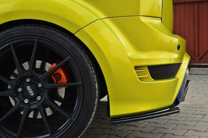 Heck Ansatz Flaps Diffusor für FORD FOCUS MK2 RS Carbon Look