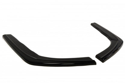 Heck Ansatz Flaps Diffusor für BMW 4er F32 M Paket schwarz matt